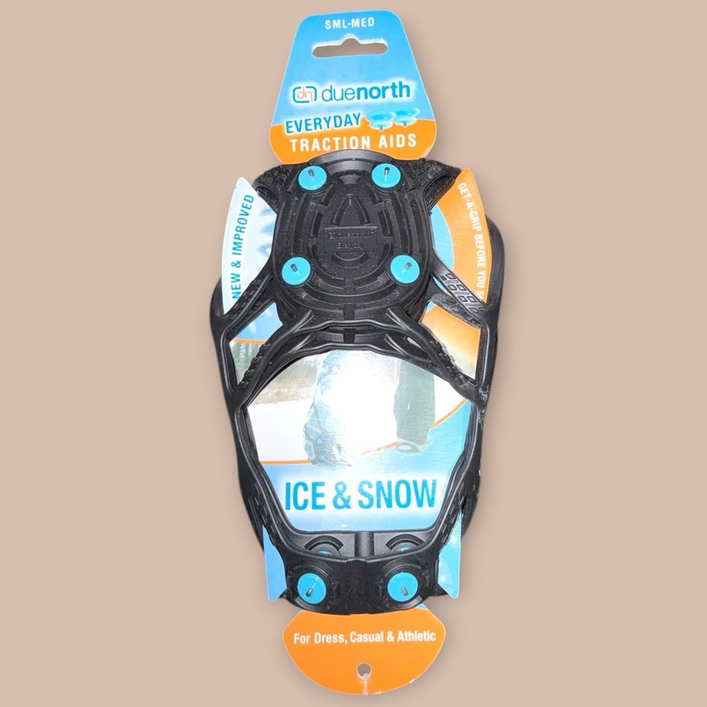 Due North Ice Traction Aids MED Everyday Snow Cleats Shoe Grips NEW - Picture 6 of 7